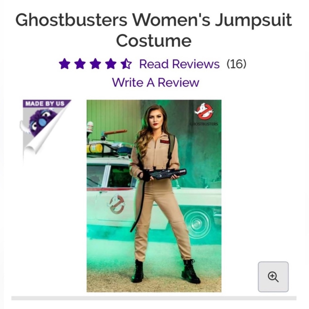 Women’s Ghostbusters costume